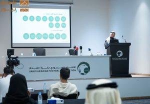 Read more about the article الاتحاد السعودي لكرة القدم يقيم ورشة عمل إعلامية حول استراتيجيات إدارة المسابقات والمراقبين والمنسقين