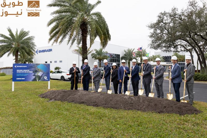 You are currently viewing إمبراير تدشّن أكبر مشروع للطاقة الشمسية في مقرها الرئيسي للطيران التنفيذي في ملبورن