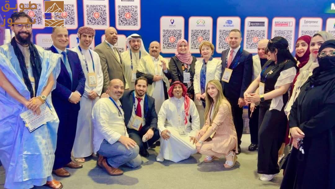 You are currently viewing وفد سعودي من الاتحاد العربي للإعلام السياحي يشارك في تغطية فعاليات سوق السفر العربي 2025