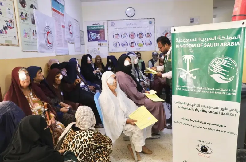 You are currently viewing تنفيذ برنامج نور السعودية التطوعي لمكافحة العمى في أفغانستان