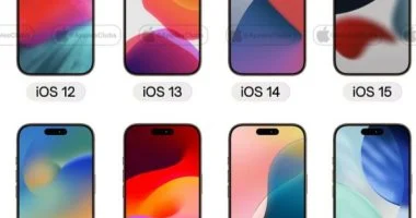 You are currently viewing خلفيات iOS من الإصدار 12 حتى iOS 26: رحلة بصرية فى كل تحديث