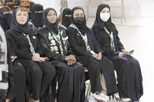Read more about the article تحت شعار «عند النهاية تكون البداية».. حضور نوعي لفتيات الكشافة لخدمة الحجاج