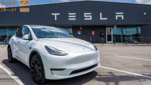 Read more about the article أول سيارة “تسلا” تقود نفسها من المصنع إلى منزل العميل