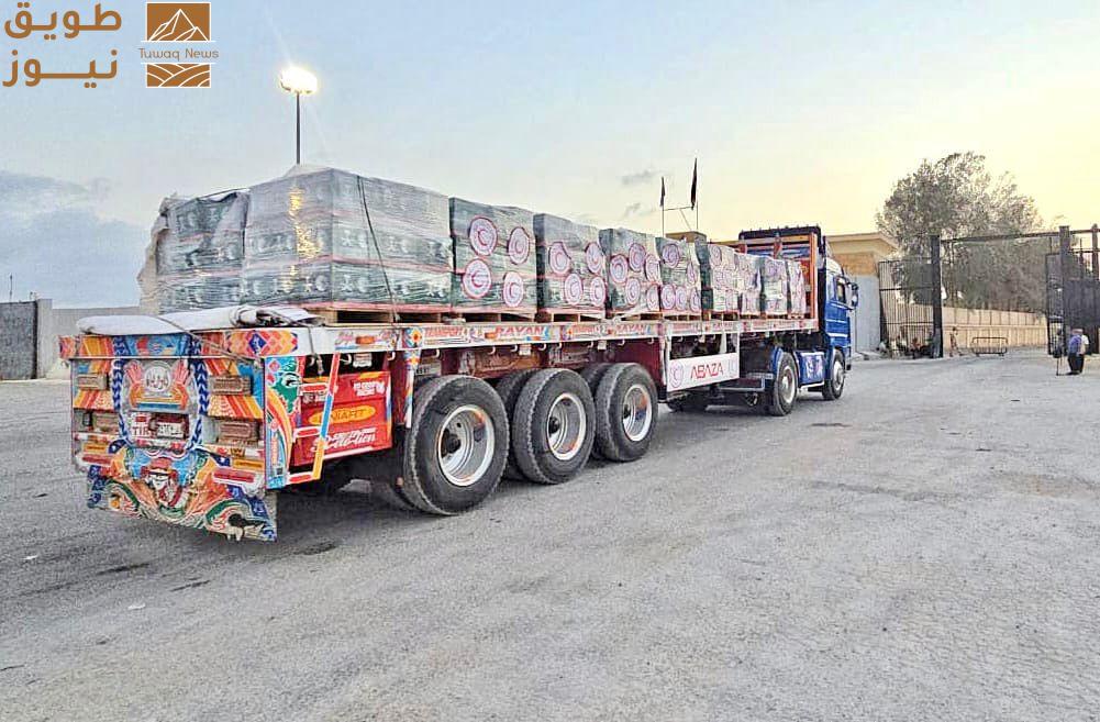 Read more about the article عبور 7 شاحنات إغاثية سعودية جديدة إلى قطاع غزة مقدمة من مركز الملك سلمان للإغاثة