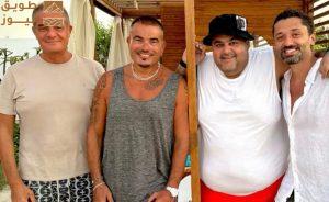 Read more about the article الهضبة عمرو دياب في لقطة صيفية مع حماده إسماعيل ونجوم الفن