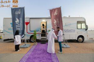 Read more about the article انطلاق حملة التبرع بالدم في المزاد الدولي لمزارع إنتاج الصقور 2025