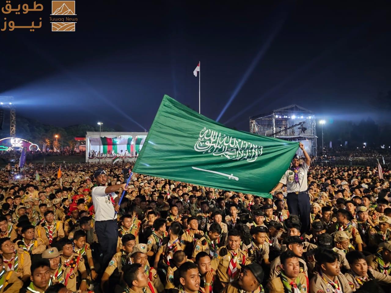 You are currently viewing انطلاق مشاركة الوفد السعودي في الجامبوري العالمي