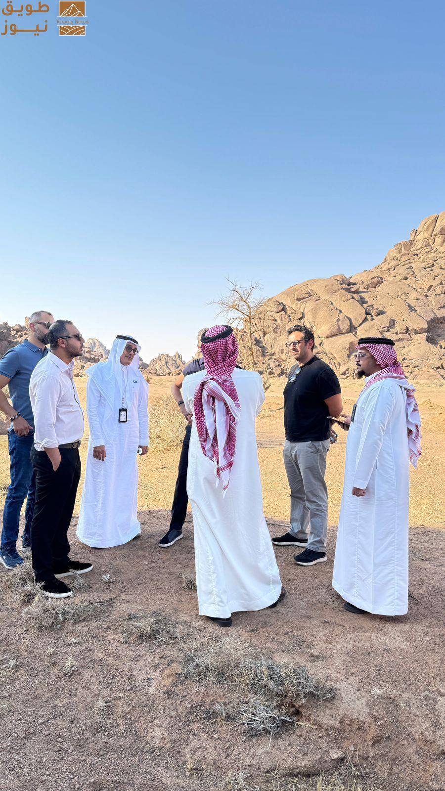 Read more about the article أمانة حائل وصندوق التنمية السياحي يطلقان مشروعًا واعدًا بجبال النهايد.