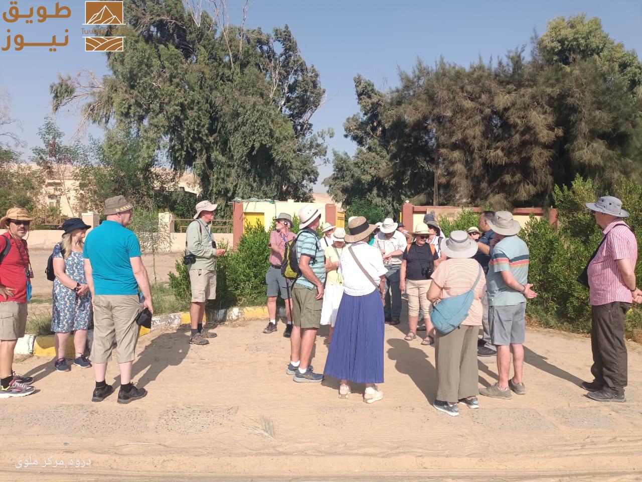 Read more about the article مصر…مع انطلاق الموسم السياحي.. توافد السياح على المناطق الأثرية بالمنيا