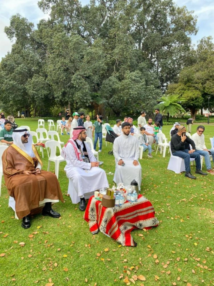 You are currently viewing النادي السعودي في بيرث يحتفل باليوم الوطني