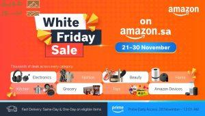 Read more about the article Amazon.sa White Friday Sale Returns with Thousands of Deals, Exclusive Discounts, Daily Offers, and Fast Delivery