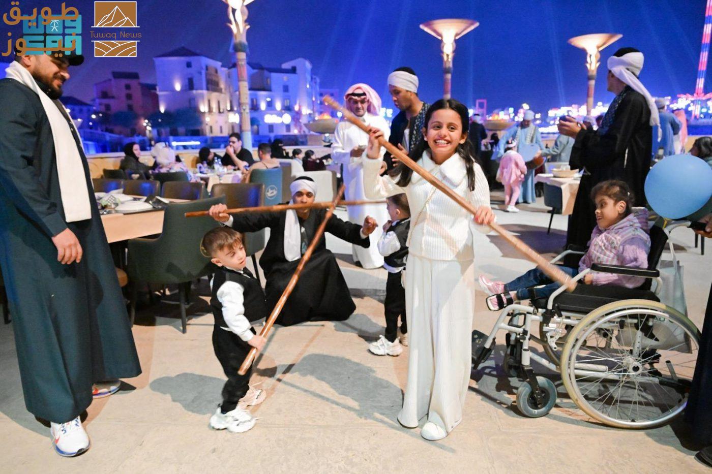 You are currently viewing “إغاثي الملك سلمان” ينظّم زيارة للتوائم الملتصقة وذويهم لمنطقة البوليفارد وورلد بالرياض