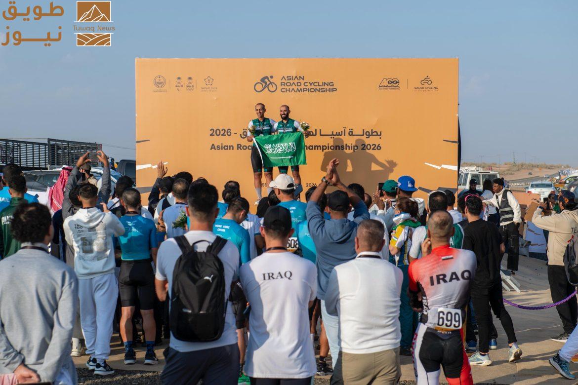 You are currently viewing  فضية وبرونزية للسعودية في بطولة آسيا لدراجات الطريق “القصيم 2026”