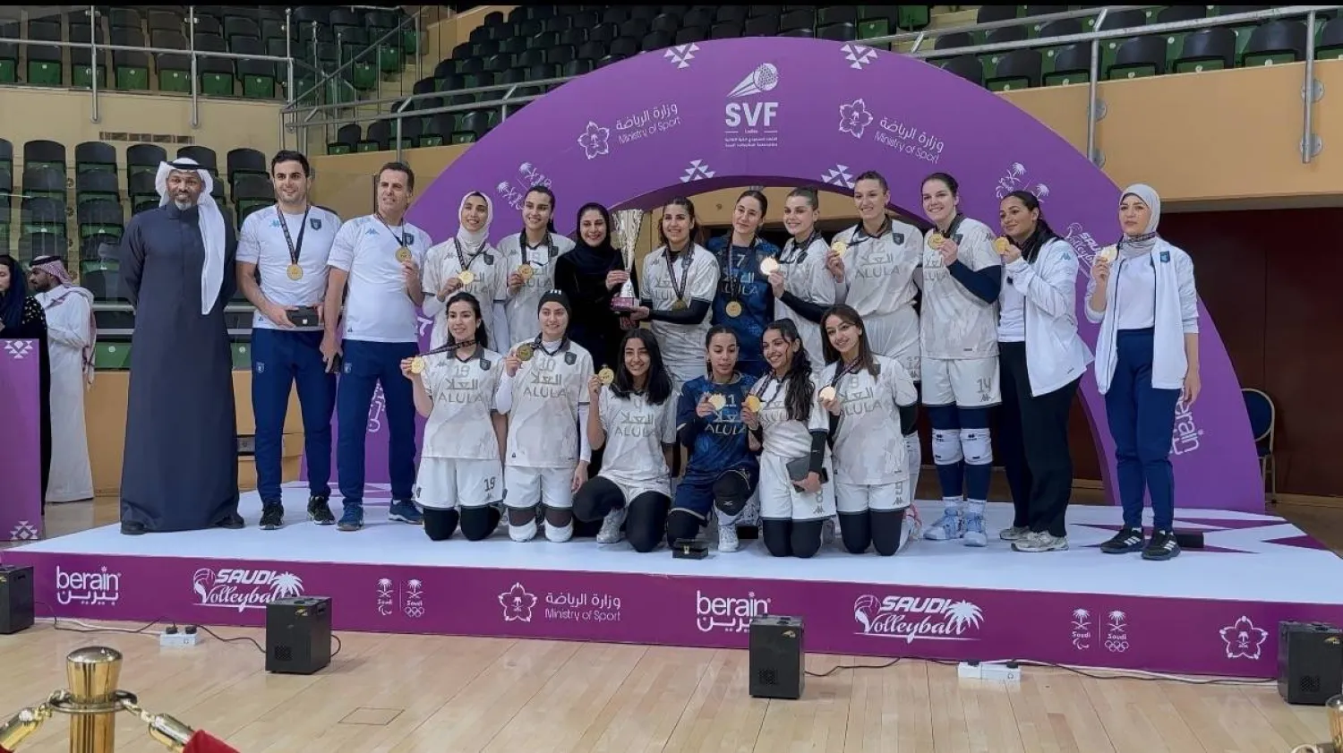 Read more about the article العُلا بطلاً لكأس «نخبة الطائرة السعودية» للسيدات